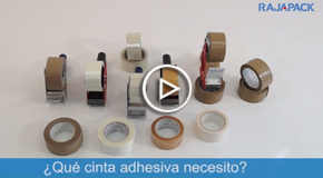 Vdeo Rajapack - ¿Qué cinta adhesiva necesito?