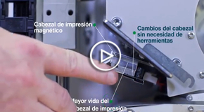 Vdeo Equipo de impresión y aplicación de etiquetas M230i de Domino (vesión Español)
