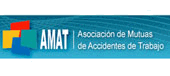 Logotipo de Asociación de Mutuas de Accidentes de Trabajo (Amat)