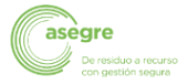 Logotipo de Asociación de Empresas Gestoras de Residuos y Recursos Especiales (ASEGRE)