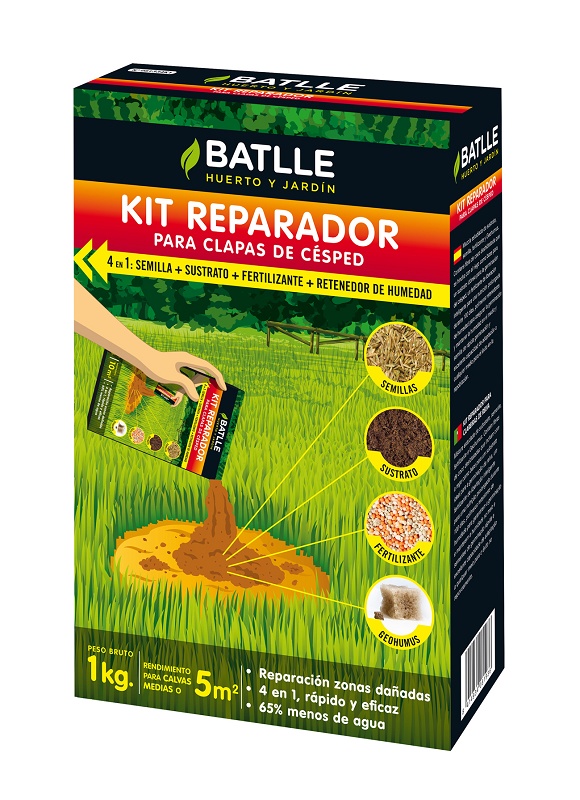 Kit reparador de cesped Batlle 4 en 1Semillas Batlle, S.A
