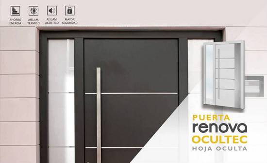Puertas de entrada a viviendas particulares Renova Ocultec