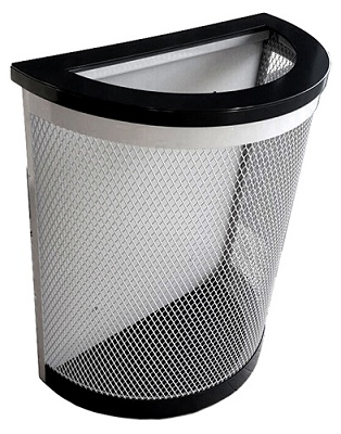 Q Connect Kf15149 Papelera De Plastico 15 Litros Color Negro Papeleria Distrimar