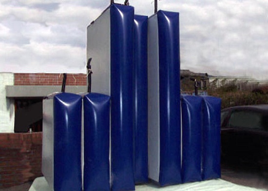 Sistemas de protección contra el viento Cintec Waterwall - Obras