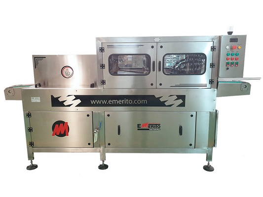 Lavadora / Secadora de envases llenos Emerito - Industria alimentaria