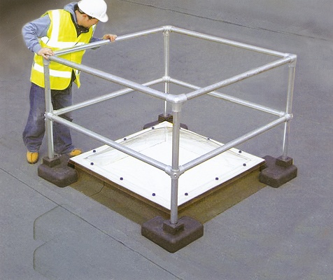 Sistema de barandillas de seguridad Kee Dome - Construcción (Materiales