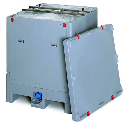 Contenedor plástico IBC plegable - Almacenaje y logística - Contenedor