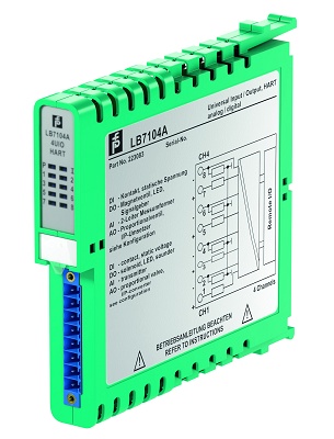 Módulos de cuatro entradas y salidas analógicas Pepperl + Fuchs LB/FB