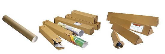 Propac Lot De 10 Tubes D’Expédition Carton Blanc 5 Cm × 70 Cm – Protection Idéale Pour Affiches, Plans, Posters