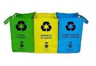 colores bolsas reciclaje