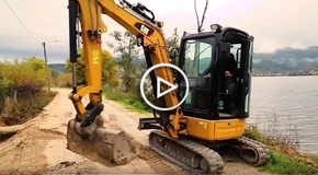 Vdeo Miniexcavadora Cat® 303E para Excavaciones Jorge González