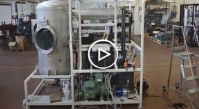 Vdeo Evaporador de agua resultante de procesos  industriales Formeco