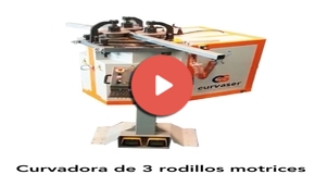Vídeo Curvadora de 3 rodillos motrices MARS-60h CNCe/3