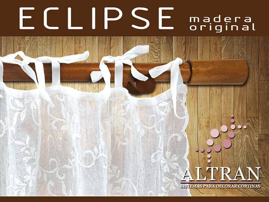 Barras de cortina de madera Altran Eclipse - Construcción (Materiales