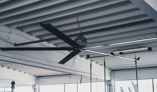 Ventiladores para techo de gran formato Blind - Fan Top HVLS