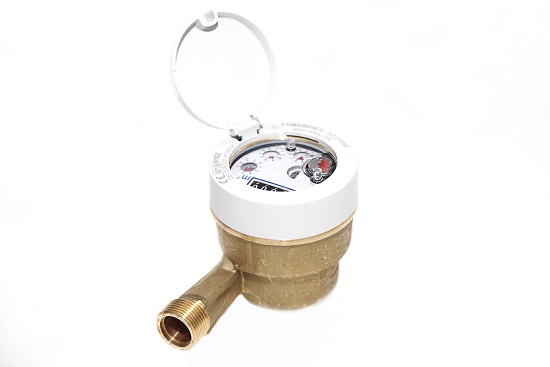 Contador De Agua Caliente Contador De Agua SUINGA 15mm Para Agua Caliente Hasta 90ºC - Certificado MID, Rosca 3/4", Caudal 2,5 M³/h Contador Agua Fabricado España