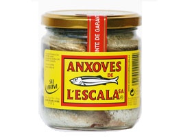 Anchoas en sal Anxoves de L'escala REF: 022161 - Distribución Pescados ...