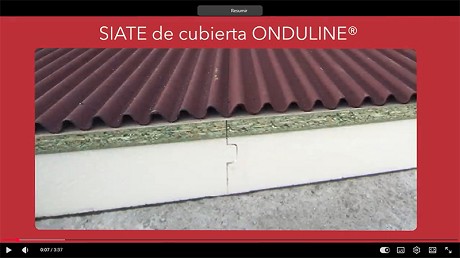 Sistema SIATE Cubierta Onduline: Rehabilitación, Impermeabilización y Aislamiento de Tejados